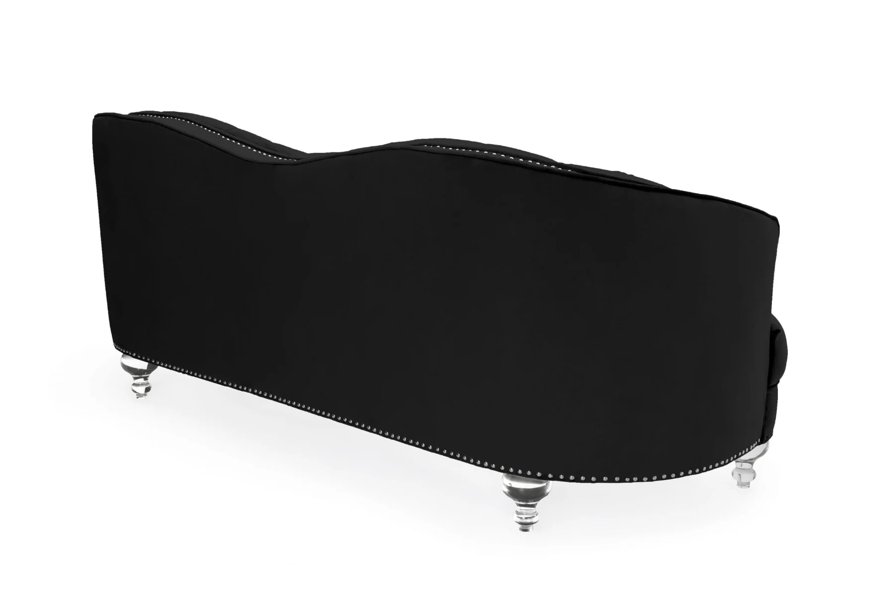 Hannah 2 Pc Sofa Set - Black - Image 3
