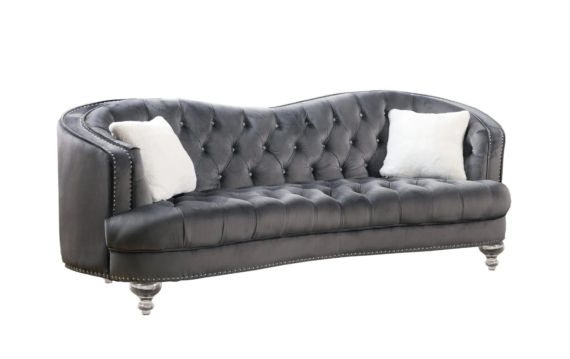 Hannah 2 Pc Upholstered Living room set - 3 Colors - Image 5