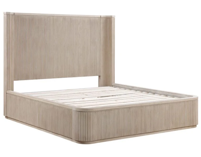 Henry Reeded 4 Pc Bedroom Set - Tan or Espresso - Image 9