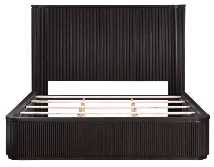 Henry Reeded Queen Bed - Espresso Finish - Image 2