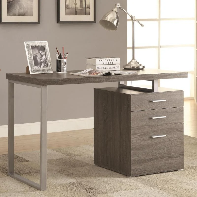 Brennan Desk 800520 - Weathered Grey