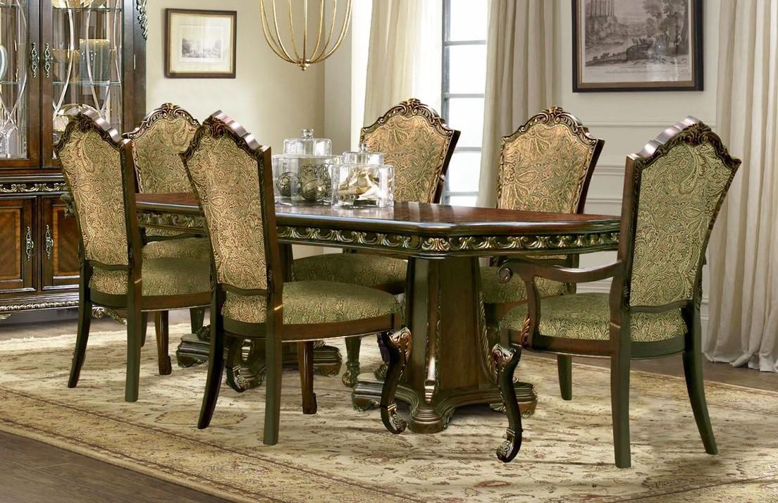 McFerran D189 Hilton 7 Pc Dining Collection - 2 Extension Leaves - Image 2
