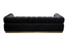 Image Black Velvet Sofa - Image 6