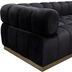 Image Black Velvet Sofa - Image 8