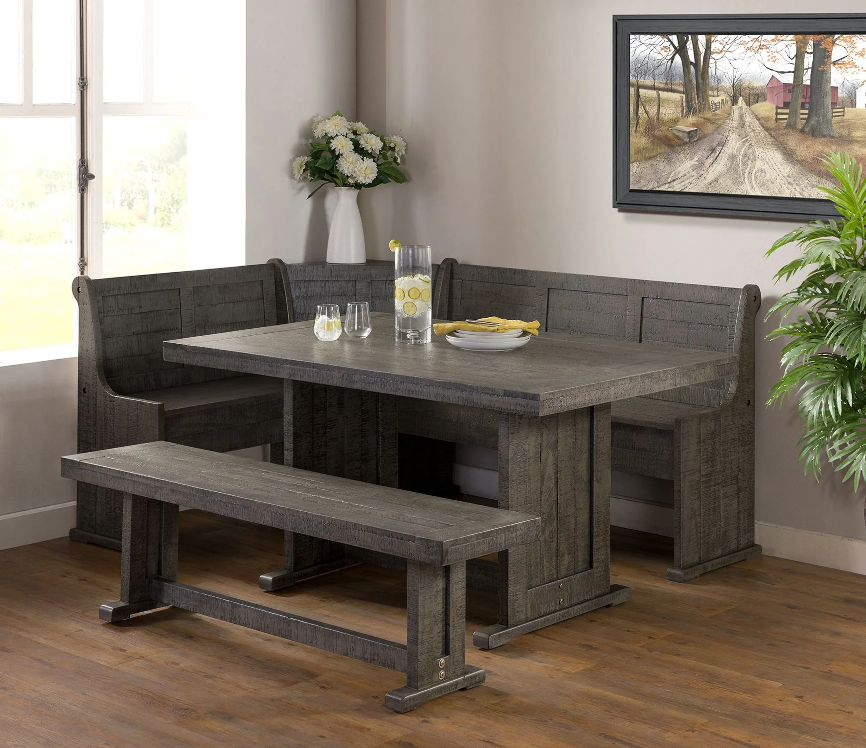 Vilo Industrial Charms Grey Breakfast Nook