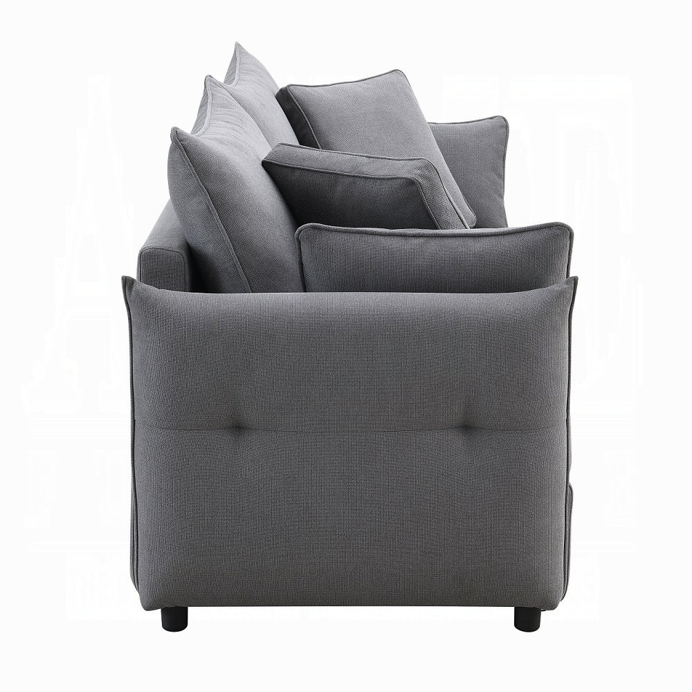 Irina Sofa Sleeper Gray Fabric LV03100 - Image 5