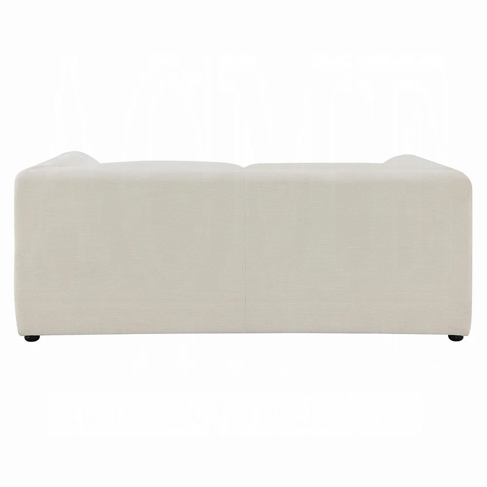 Jaeda Beige Linen Loveseat LV04551 - Image 3