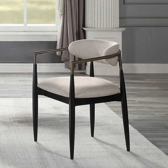 Jaramillo 7 Pc Dining Set - Beige Chairs - Image 3