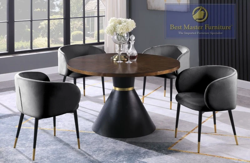 Jave HX009 Modern Dining Collection - 4 Chair Colors - Image 3