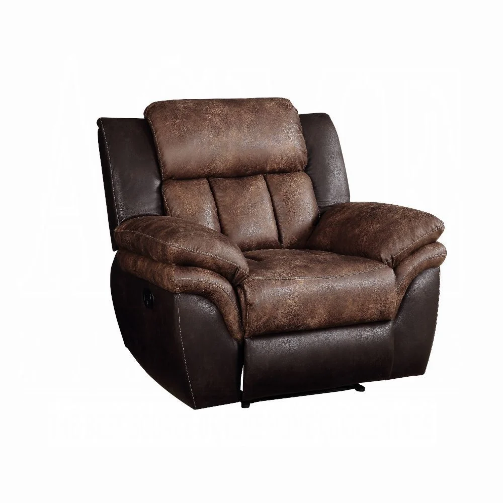 Jaylen Recliner 55427 - Toffee & Espresso Polished Microfiber - Image 2