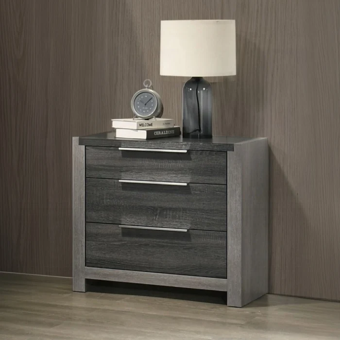 Jehoram 4 Pc Gray Bedoom Collection - Image 5