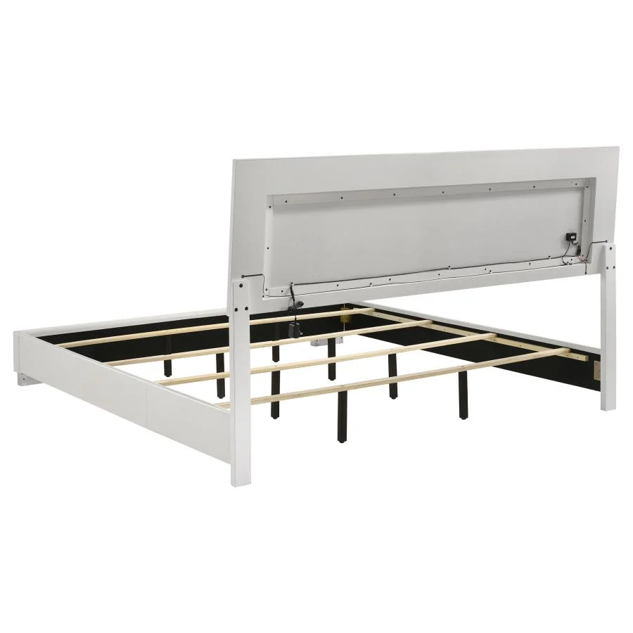 Felicity by Coaster Contemporary Bedroom Collection - White Finish - Image 4