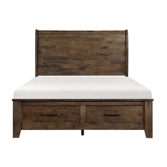 Jerrick 4 Pc Burnished Brown Bedroom by Homelegance - Image 3