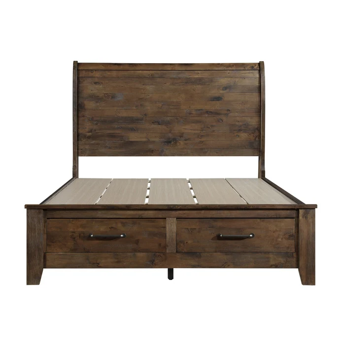 Jerrick 4 Pc Burnished Brown Bedroom by Homelegance - Image 4