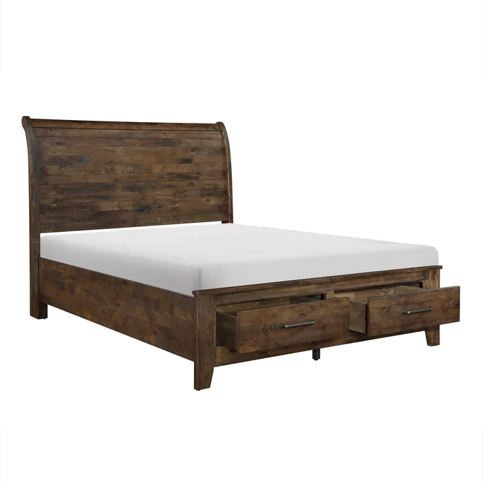 Jerrick 4 Pc Burnished Brown Bedroom by Homelegance - Image 5