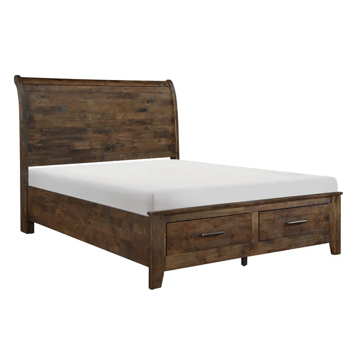 Jerrick 4 Pc King Brown Bedroom Set - Image 6