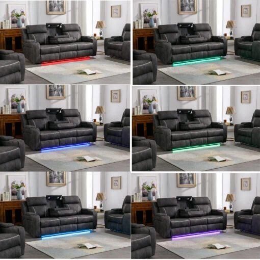 Johnathan Living Room Sofa Set w/LED Lights - Image 3