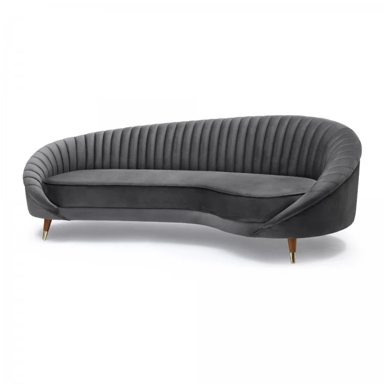 Karisma Contour Glam Sofa by Armen Living - 2 Colors - Image 2