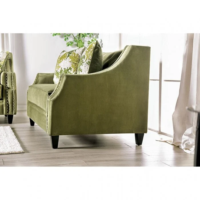 Kaye 2 Pc Sofa Collection - Transitional Green - Image 4