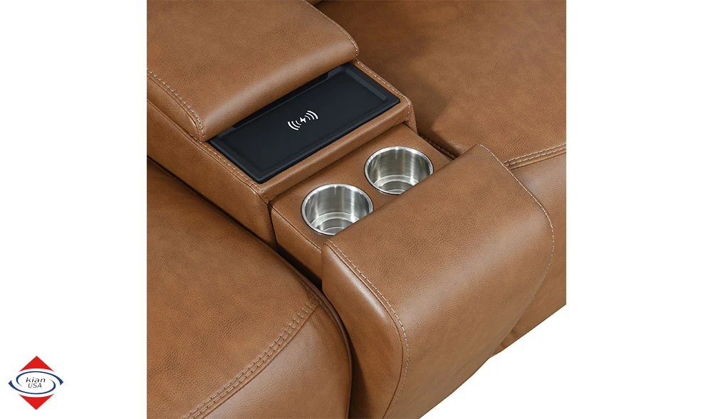 Kian 255 Saddle Power Sofa & Loveseat - Image 11