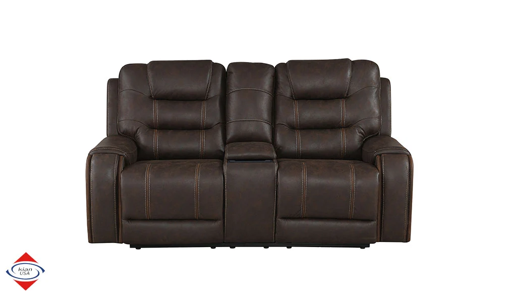 Kian USA 152 Calico Power Sofa and Loveseat - Image 5
