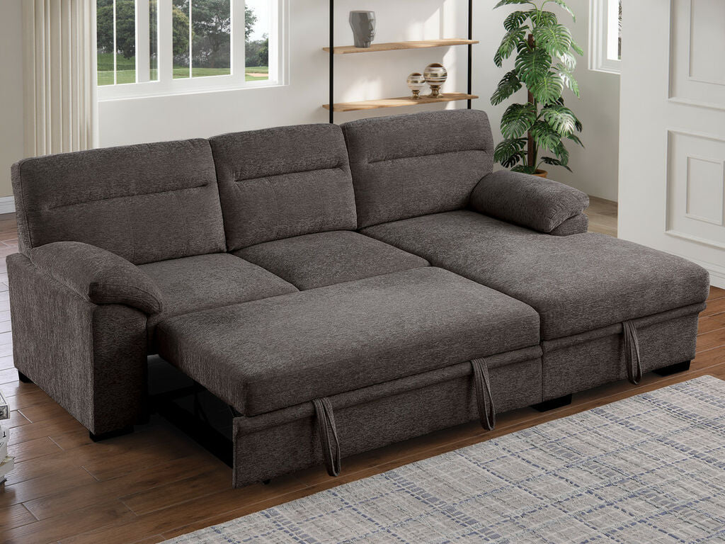 Kipling 81456 Brown Sleeper Sectional - Image 2