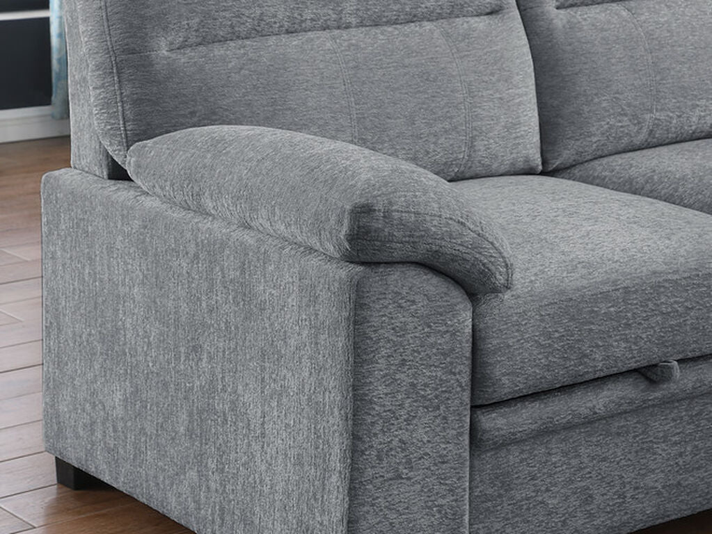 Kipling 81457 Light Gray Sectional Sleeper - Image 7