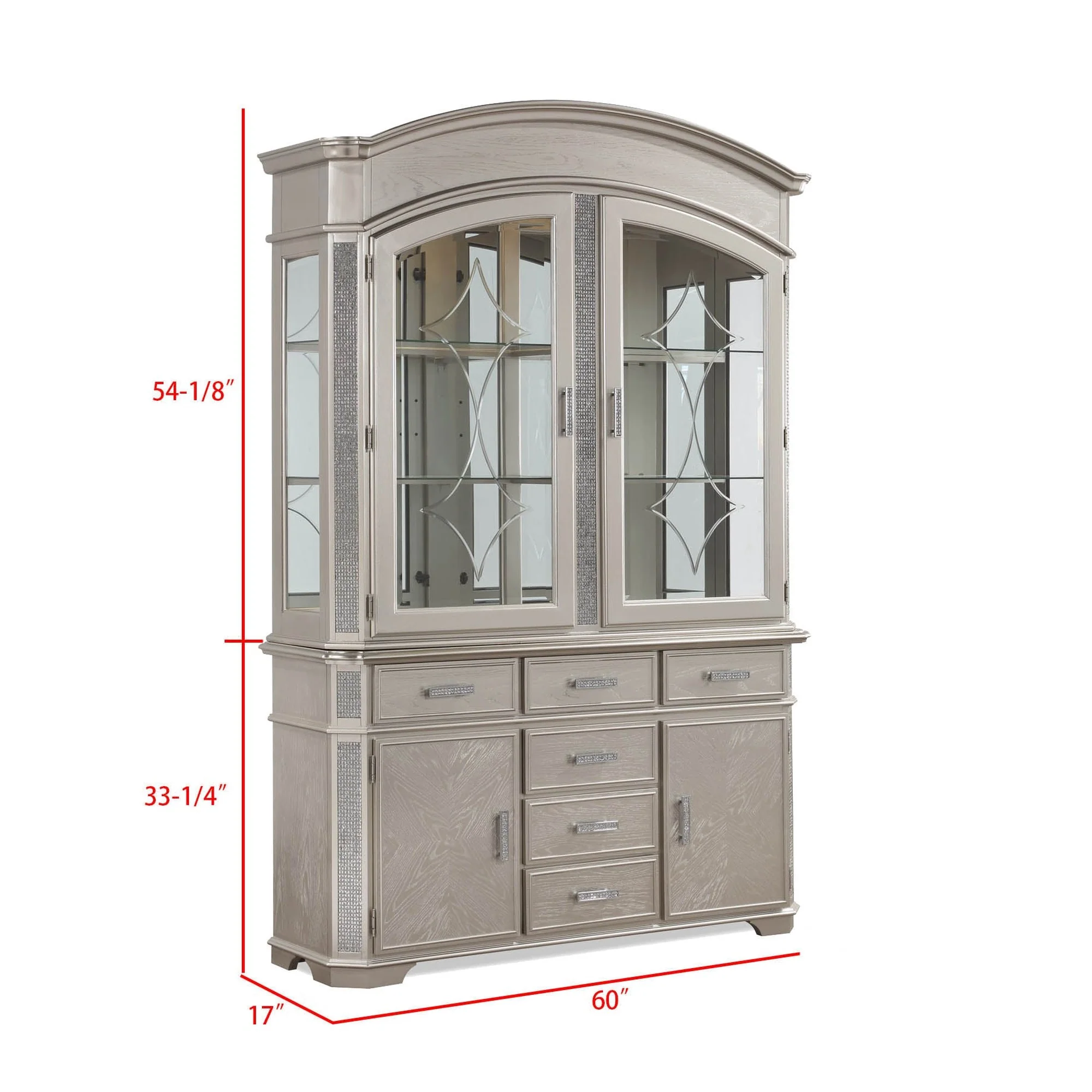 Klina Buffet & Hutch 2200 - Image 2