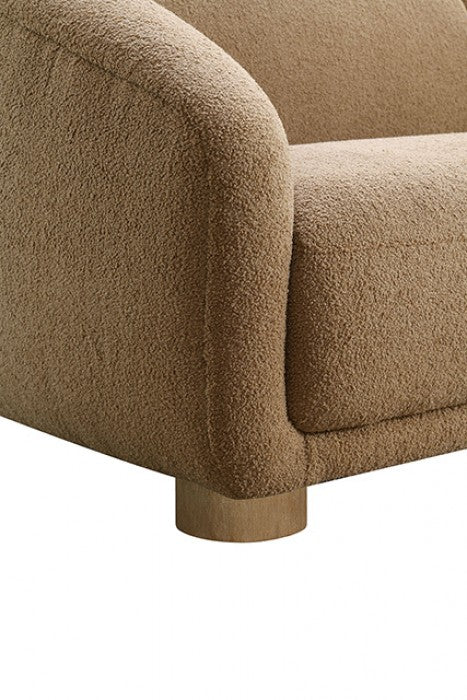 Kolvere Brown 2 Pc Boucle Sofa Collection - Image 4