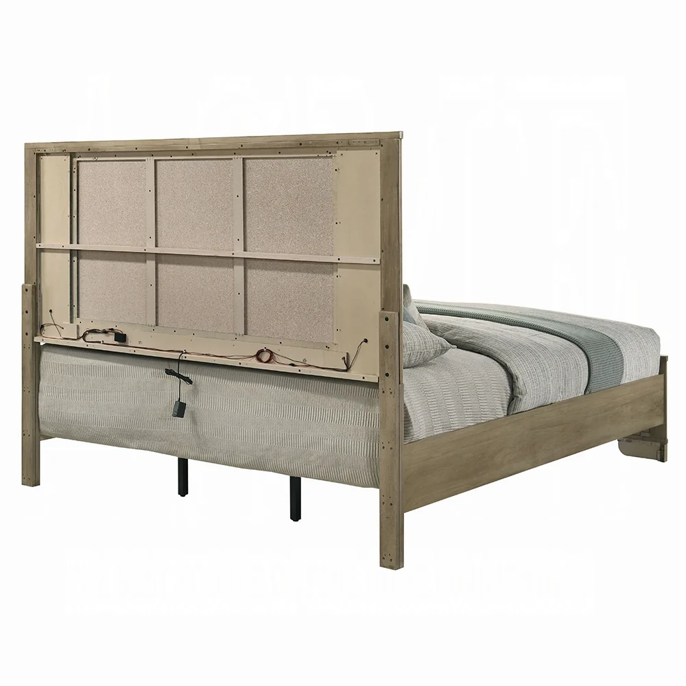Lakkari Antique Oak Bedroom Set by Acme - Image 5