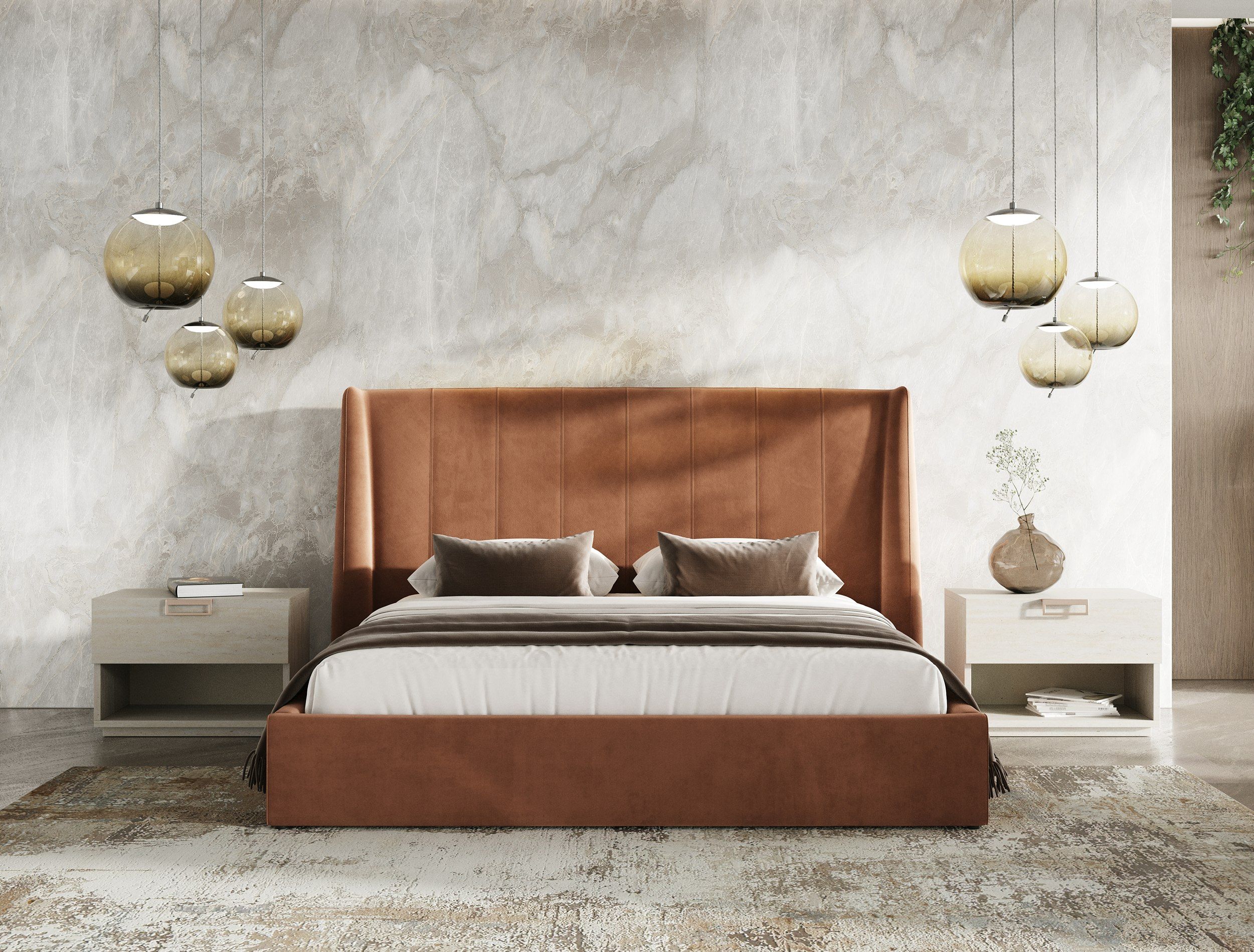 Roma Modern 4 Pc Bedroom Collection - Image 2