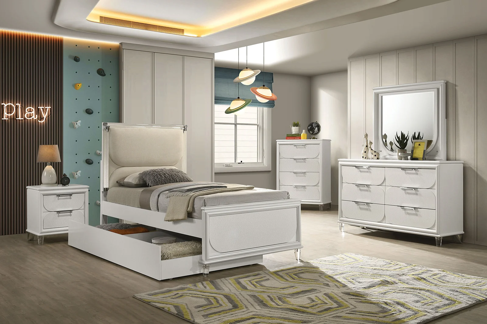 Lareina 4 Pc Bedroom Set - Full Bed - Image 2