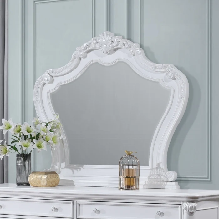 Latisha White King 4 Pc Bedroom Set - Image 8