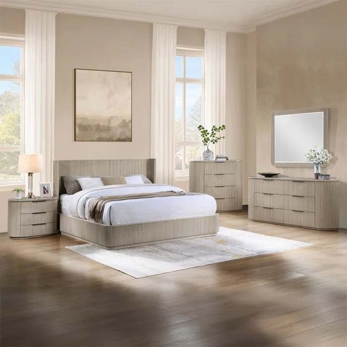Leanna Light Oak Bedroom Collection by Acme