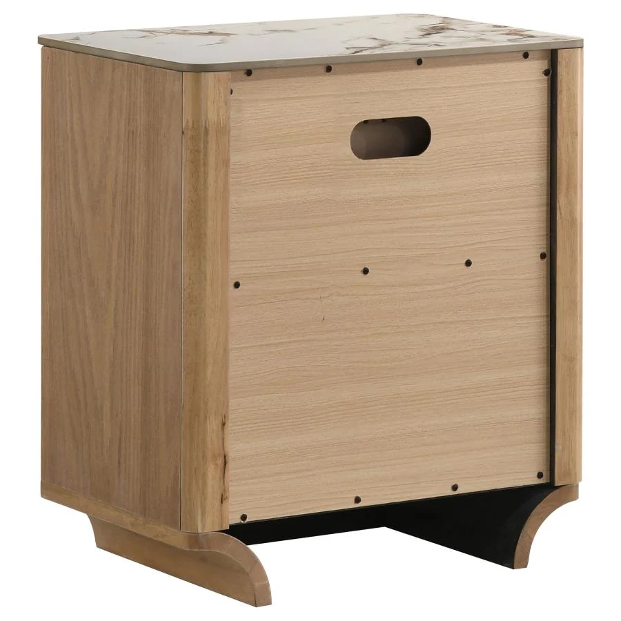 Leanne Light Oak 4 Pc LED Bedroom Set - Image 7