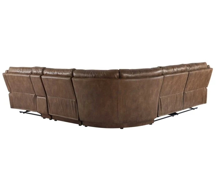 Lehi 6 Pc Brindle Manual Reclining Sectional - Image 7