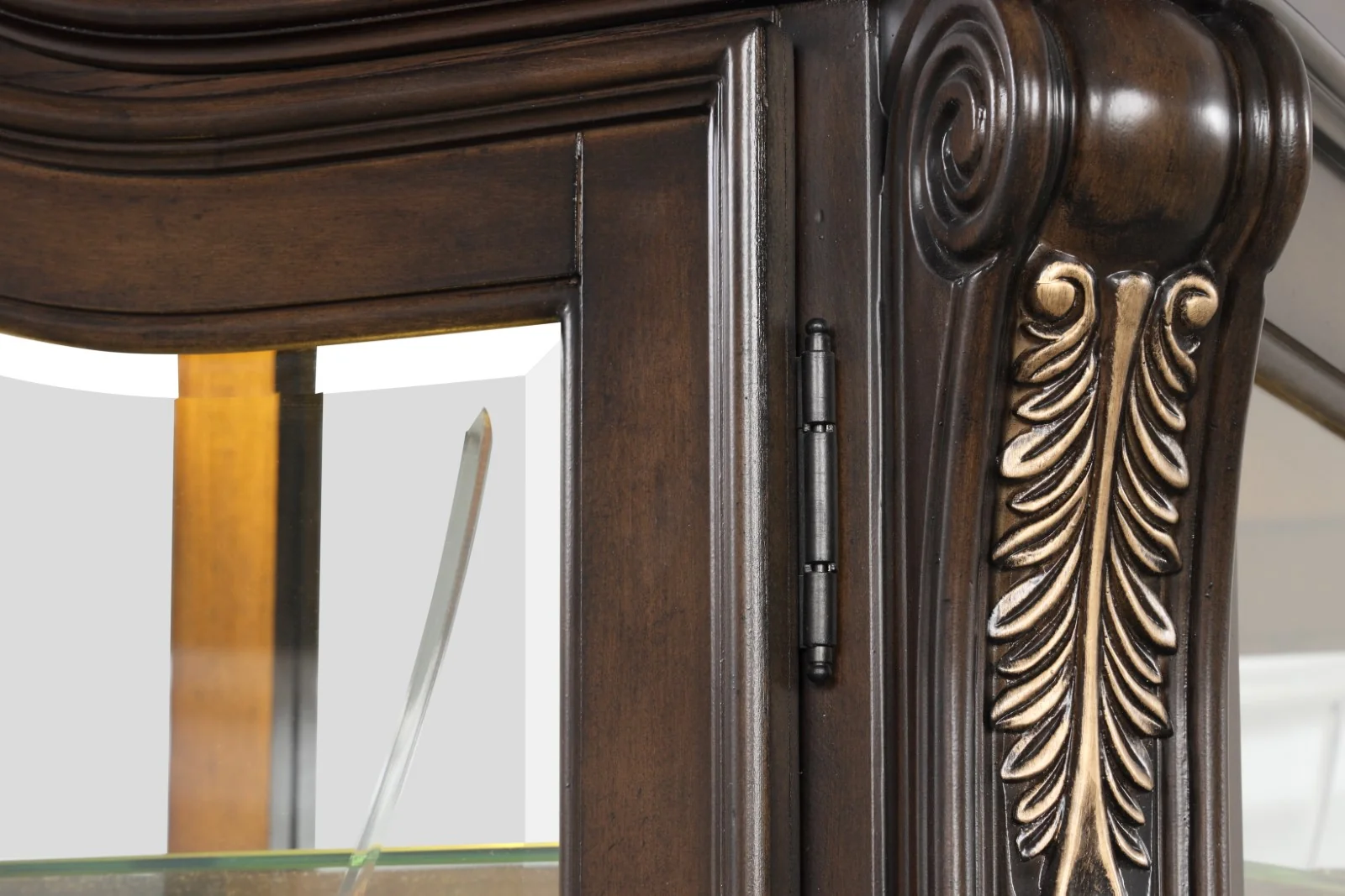 Leovanni Curio Cabinet FM31003DB-CR-SET - Image 2