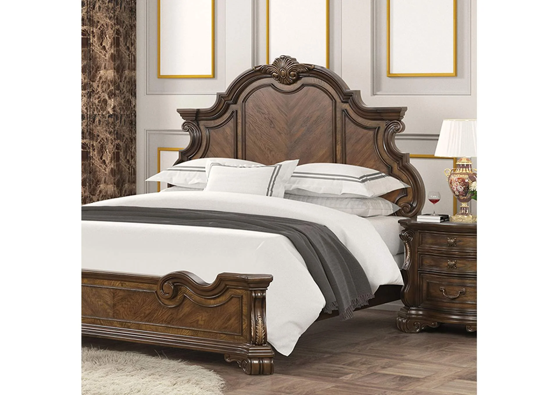 Leovanni Queen Bed FM70003DB-W