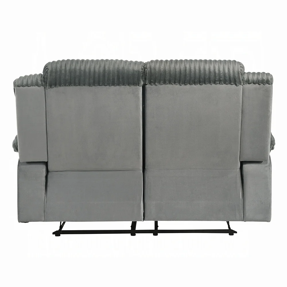 Lesley Motion Grey Sofa & Loveseat by Acme - Image 11