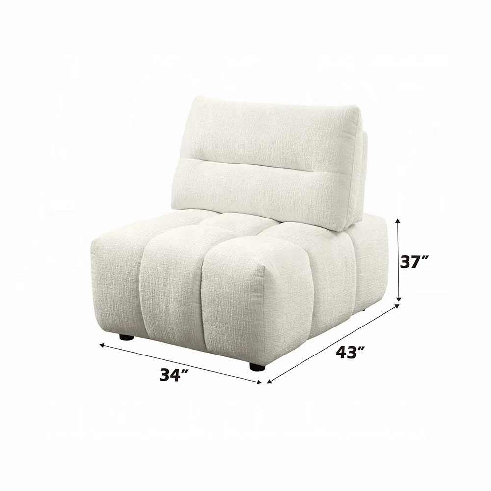 Loanna Beige Linen Modular Sectional by Acme - Image 7