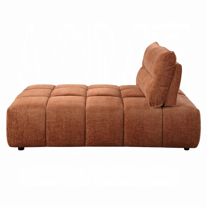 Loanna Red Linen Modular Sectional - Image 4