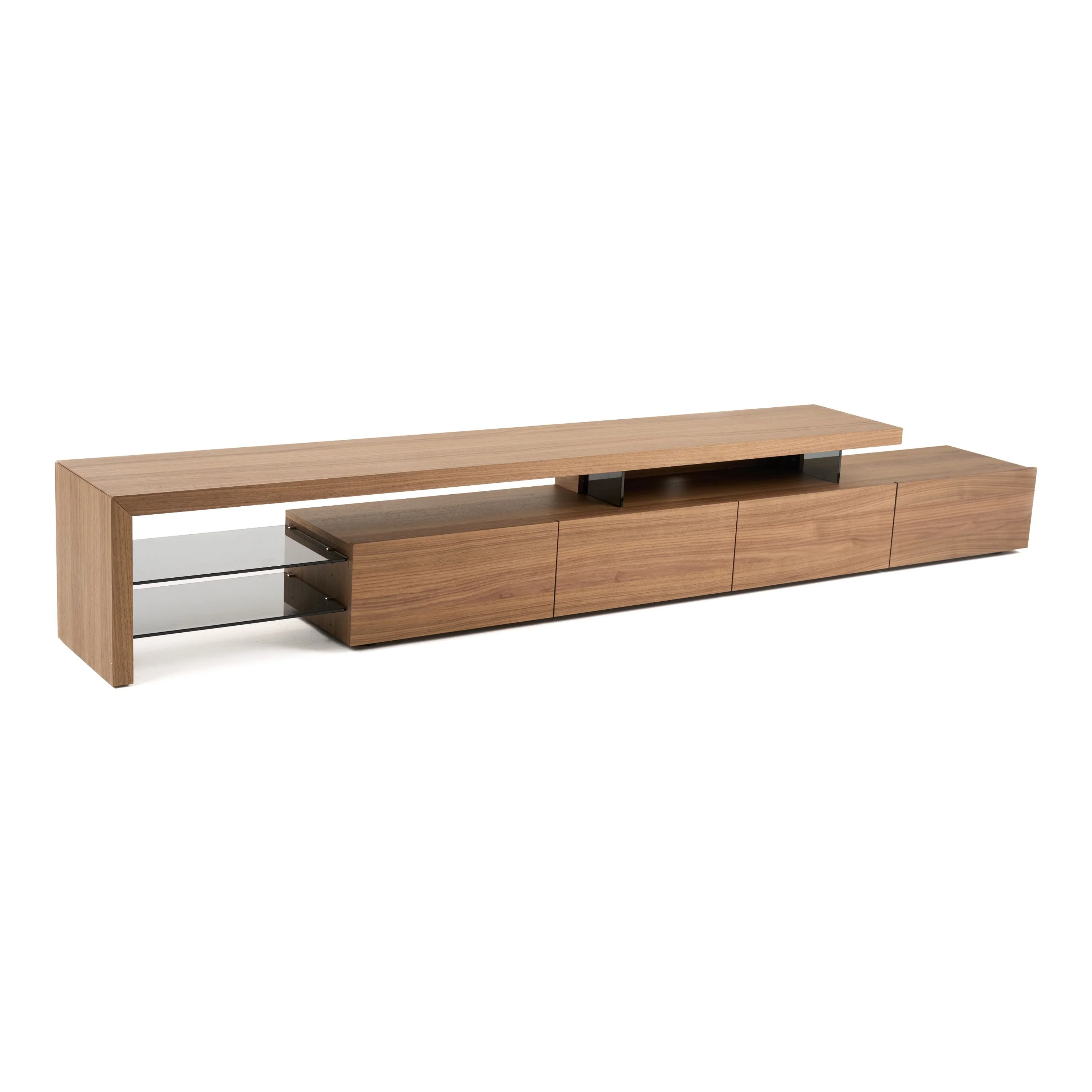 Loreta Modern Walnut TV Stand by VIG - Image 3