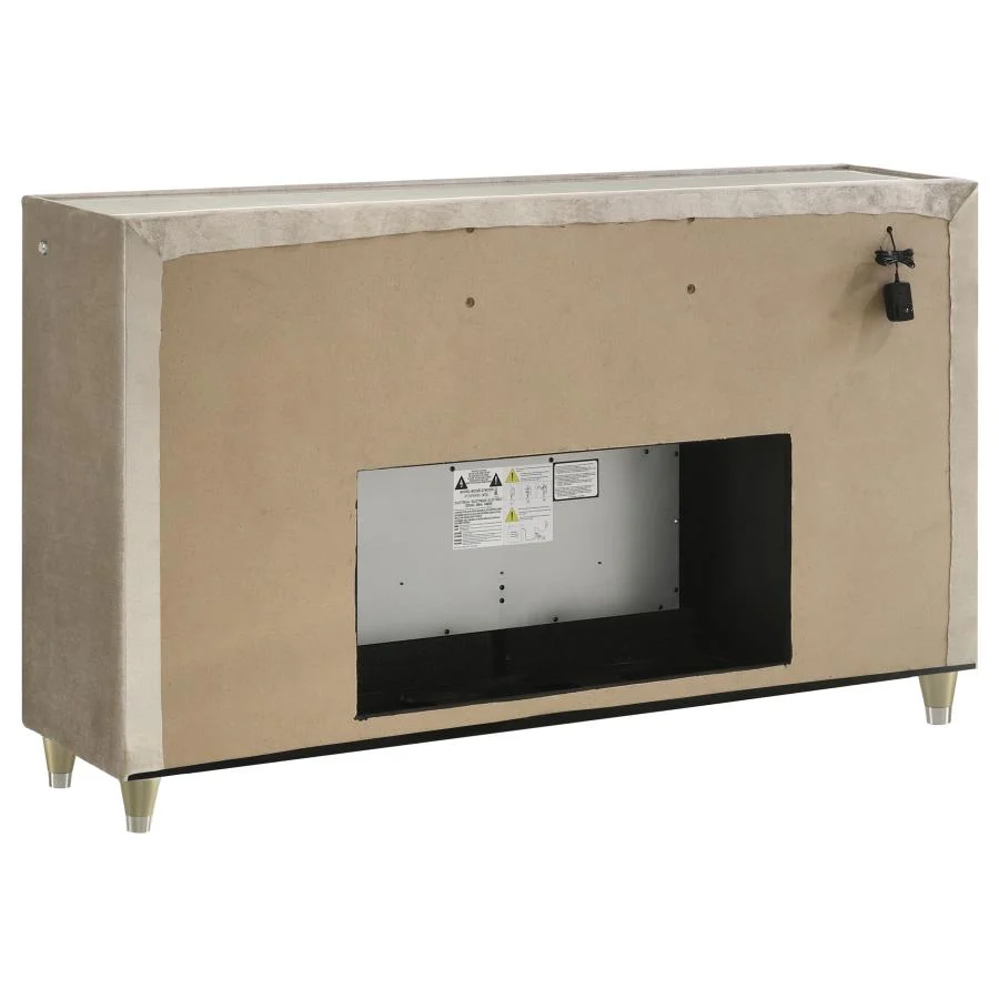 Lorient 4 Pc Bedroom Set w/Dresser Fireplace - Image 8