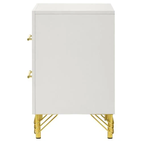 Lucia 2-Drawer Nightstand 224732 - Image 3