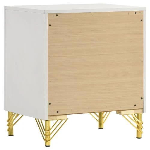 Lucia 2-Drawer Nightstand 224732 - Image 4