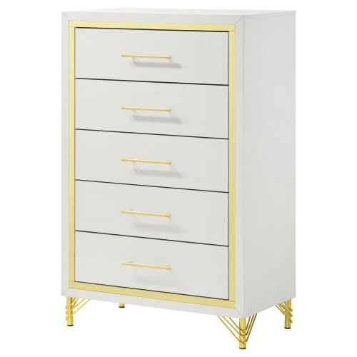 Lucia 5-Drawer Chest 224735 - Image 3