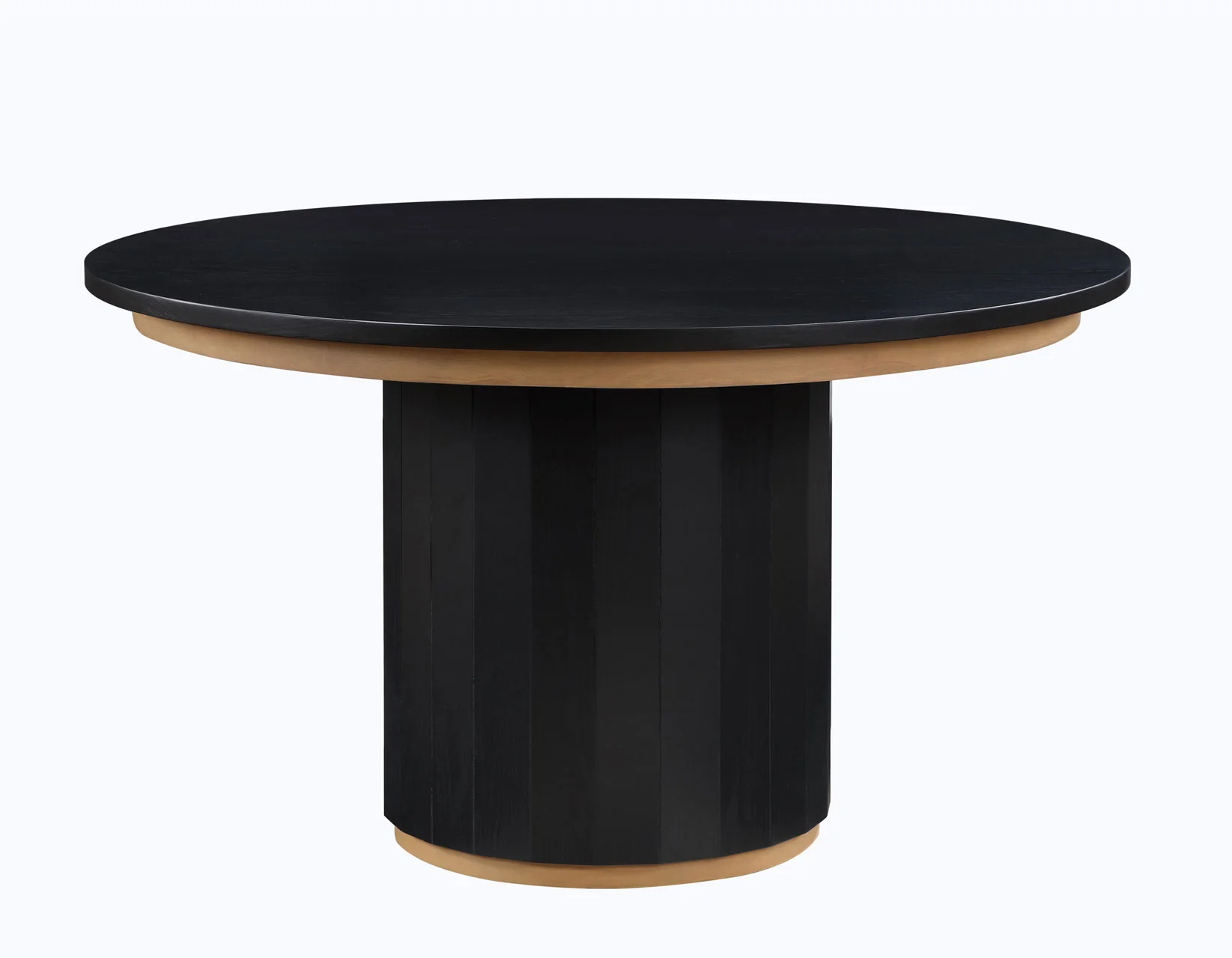 Magnolia 52" Round 5-Piece Black Dining Set - Image 4