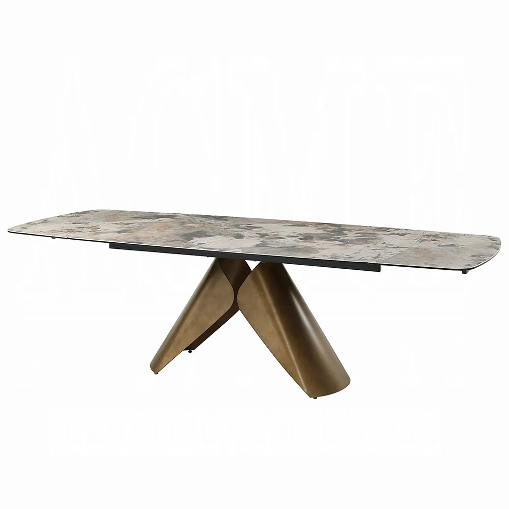 Malika 7 Pc Ceramic Top Dining Collection - Image 3