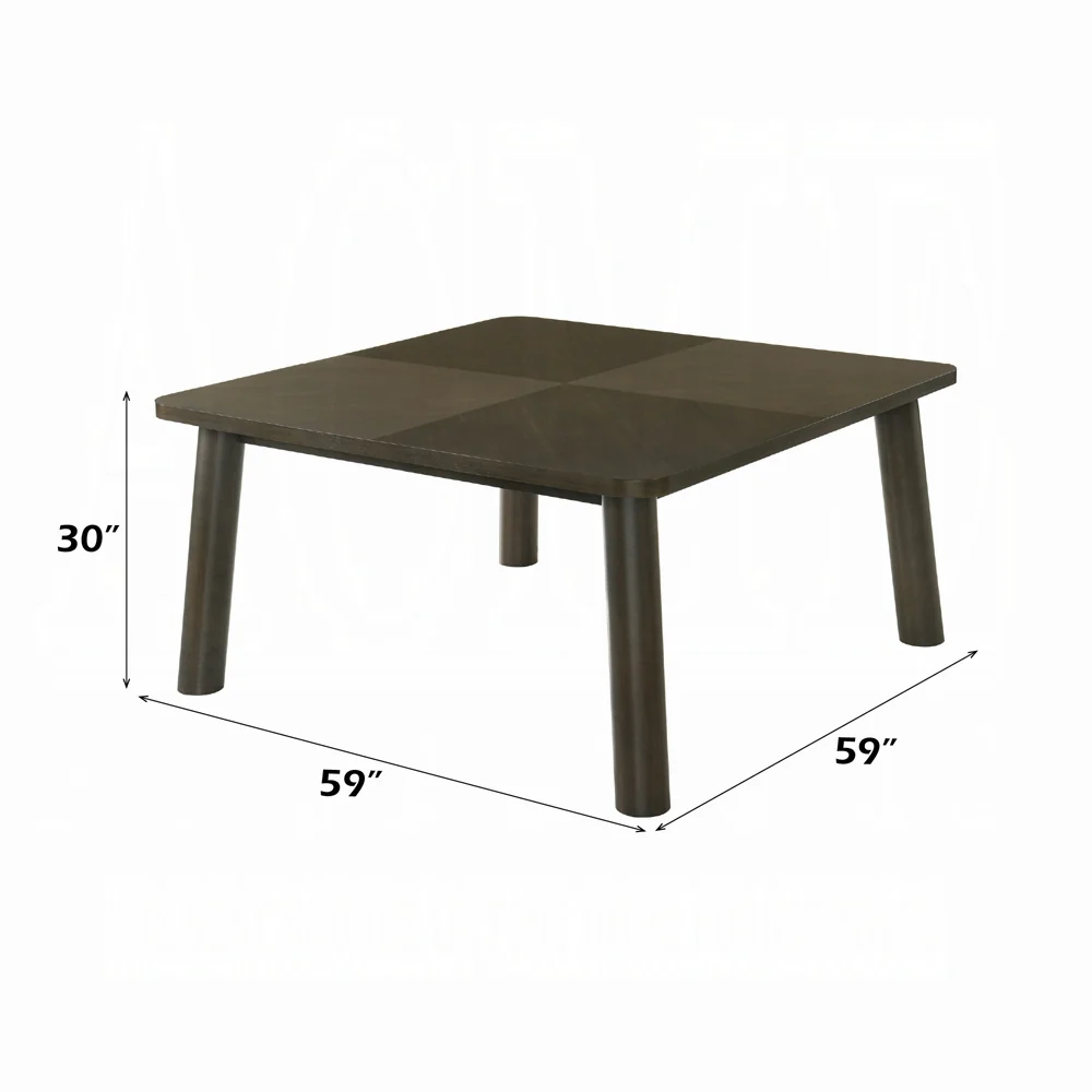 Mallin DN03655 Walnut 9 Pc Dining Set - Image 4