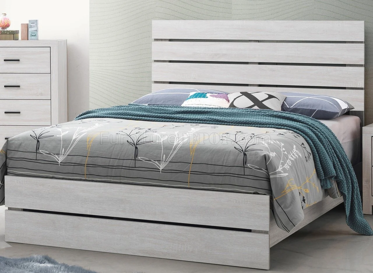 Brantford 207051 Coaster Bedroom Set - Coastal White - Image 2